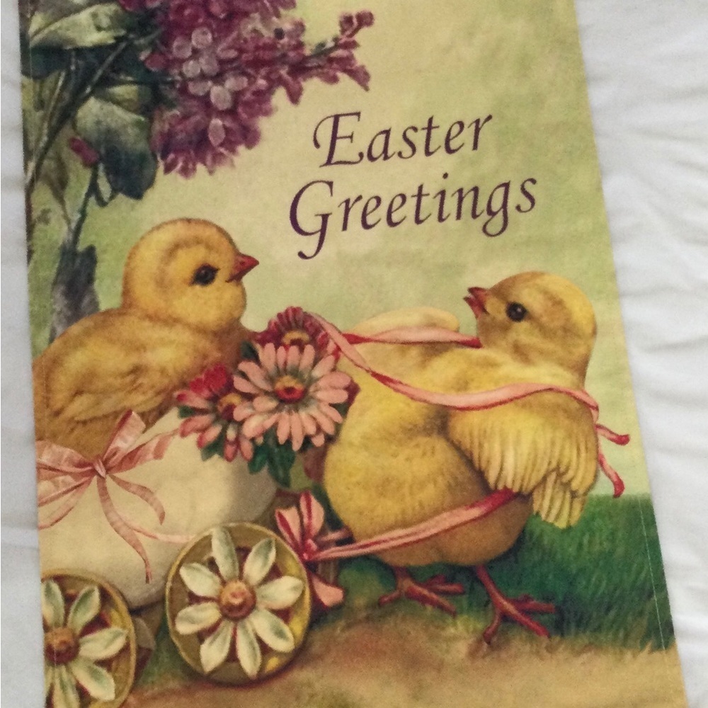 Easter Greetings Door Hanger indoor bright  colorful cheerful welcome spring‎